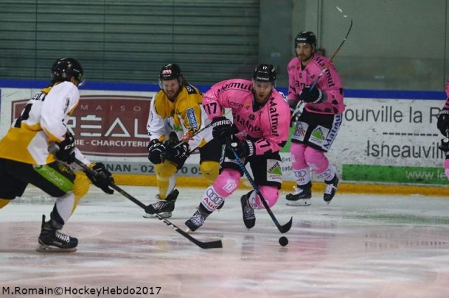 Photo hockey match Rouen - Strasbourg  le 29/10/2017