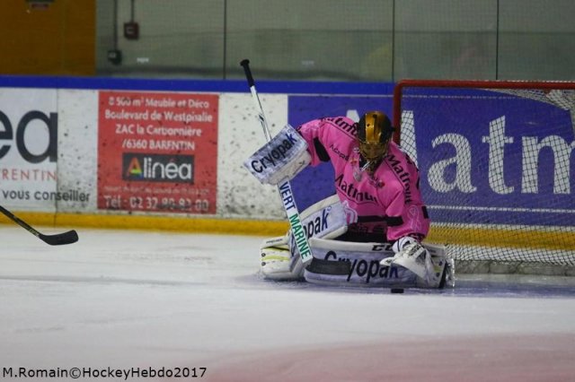 Photo hockey match Rouen - Strasbourg  le 29/10/2017
