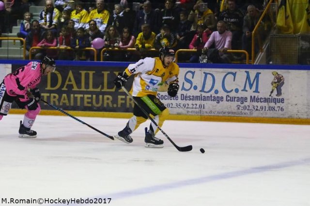 Photo hockey match Rouen - Strasbourg  le 29/10/2017
