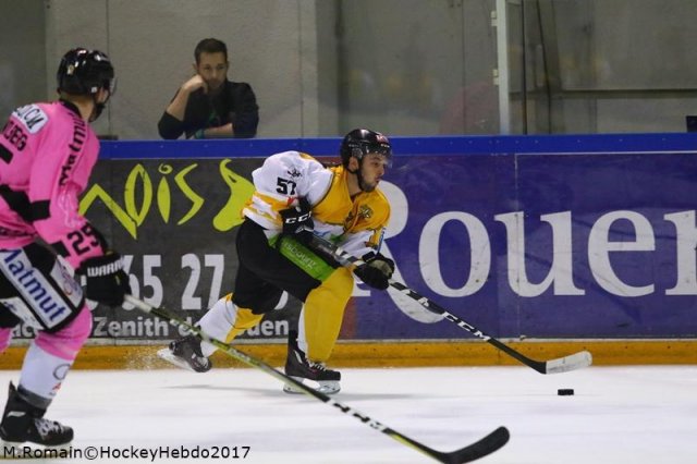 Photo hockey match Rouen - Strasbourg  le 29/10/2017