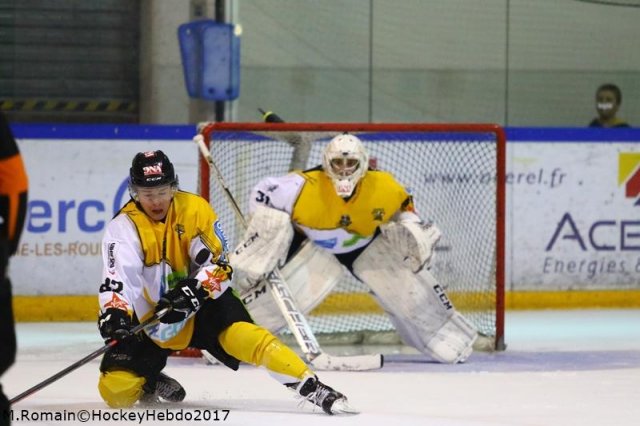 Photo hockey match Rouen - Strasbourg  le 29/10/2017