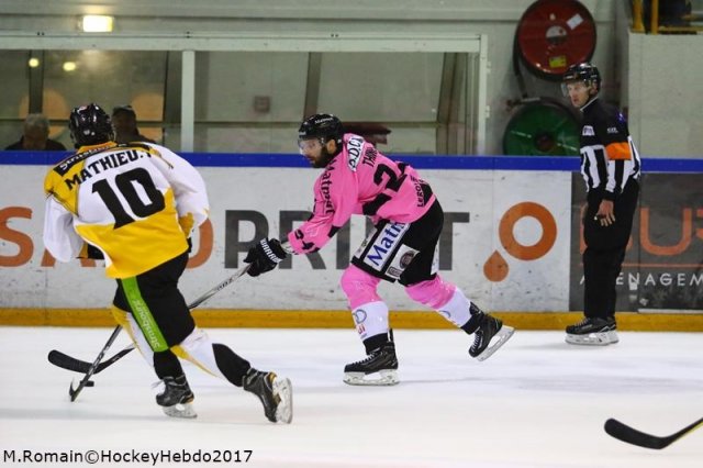 Photo hockey match Rouen - Strasbourg  le 29/10/2017