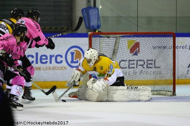 Photo hockey match Rouen - Strasbourg  le 29/10/2017
