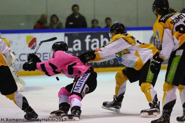 Photo hockey match Rouen - Strasbourg  le 29/10/2017