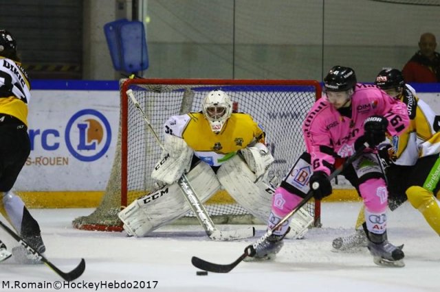 Photo hockey match Rouen - Strasbourg  le 29/10/2017