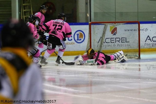 Photo hockey match Rouen - Strasbourg  le 29/10/2017