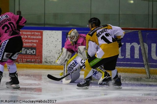 Photo hockey match Rouen - Strasbourg  le 29/10/2017