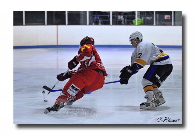 Photo hockey match Valence - Garges-lès-Gonesse le 21/02/2009