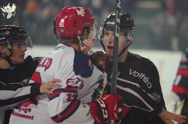 Photo hockey match Bordeaux - Grenoble  le 31/10/2017