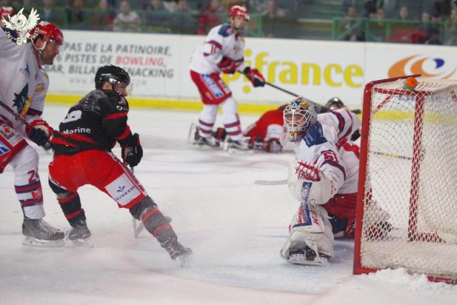 Photo hockey match Bordeaux - Grenoble  le 31/10/2017