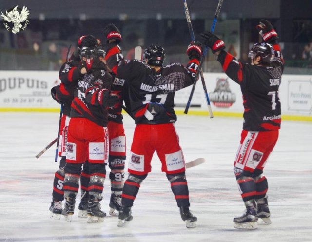 Photo hockey match Bordeaux - Grenoble  le 31/10/2017