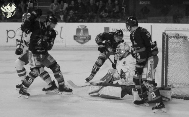 Photo hockey match Bordeaux - Grenoble  le 31/10/2017