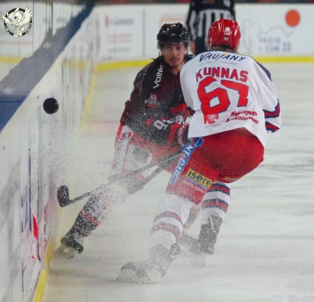 Photo hockey match Bordeaux - Grenoble  le 31/10/2017