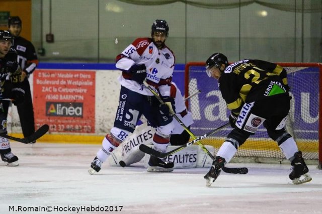 Photo hockey match Rouen - Angers  le 03/11/2017