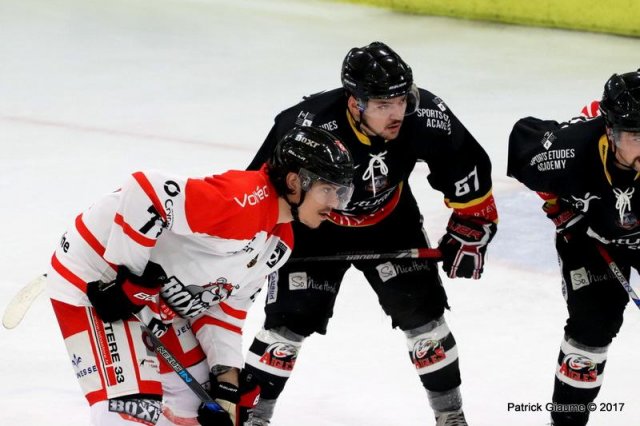 Photo hockey match Nice - Bordeaux le 03/11/2017