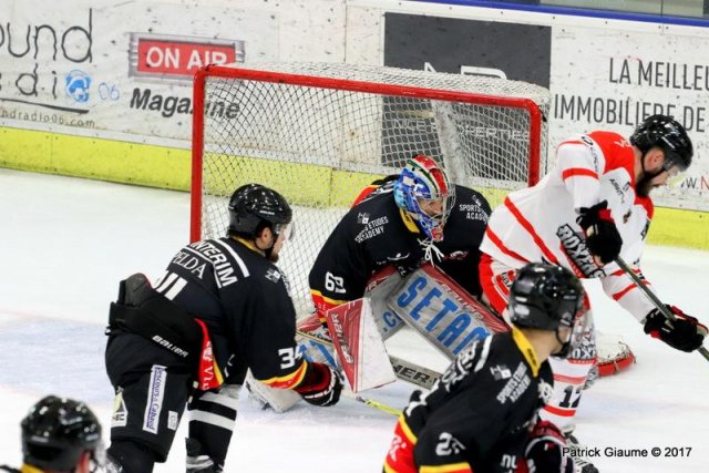 Photo hockey match Nice - Bordeaux le 03/11/2017