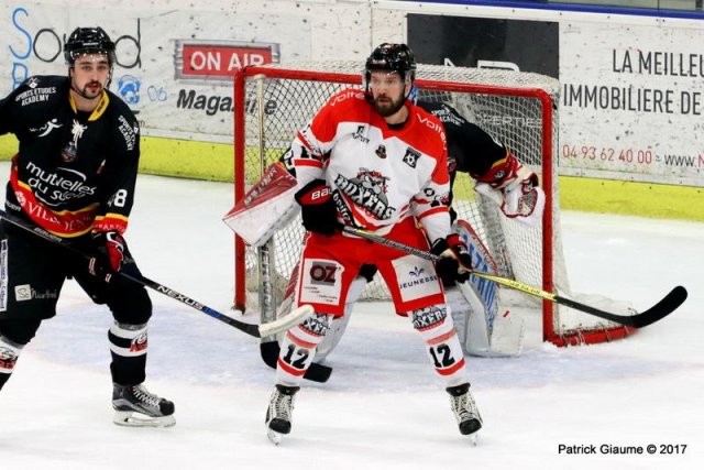 Photo hockey match Nice - Bordeaux le 03/11/2017