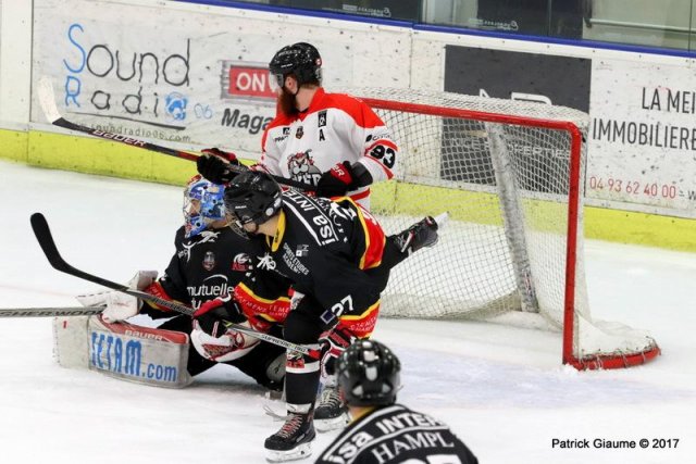Photo hockey match Nice - Bordeaux le 03/11/2017
