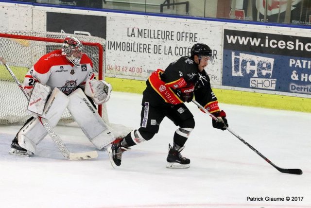 Photo hockey match Nice - Bordeaux le 03/11/2017
