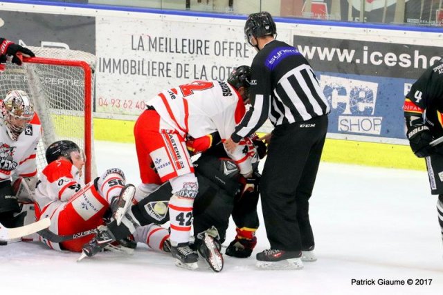 Photo hockey match Nice - Bordeaux le 03/11/2017