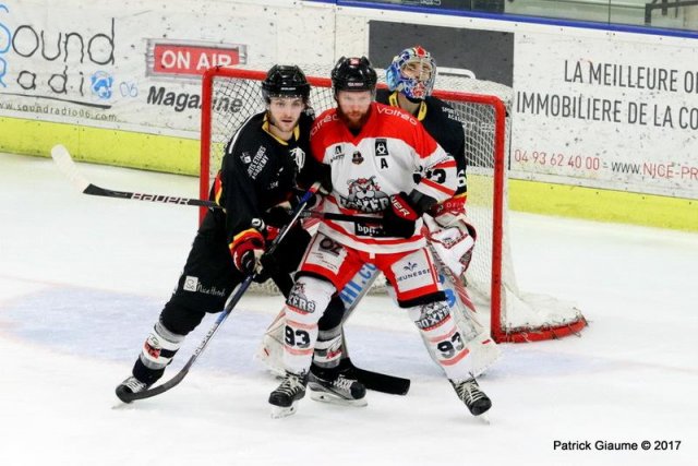 Photo hockey match Nice - Bordeaux le 03/11/2017