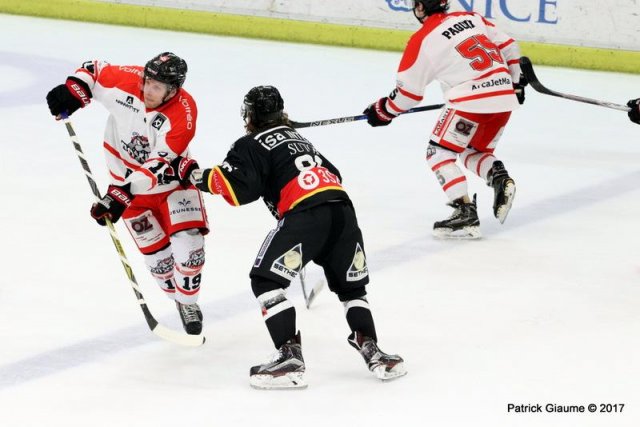 Photo hockey match Nice - Bordeaux le 03/11/2017