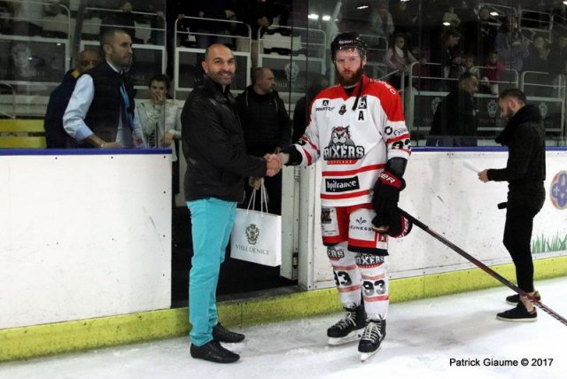 Photo hockey match Nice - Bordeaux le 03/11/2017