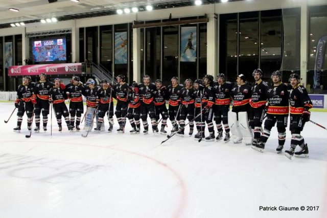 Photo hockey match Nice - Bordeaux le 03/11/2017