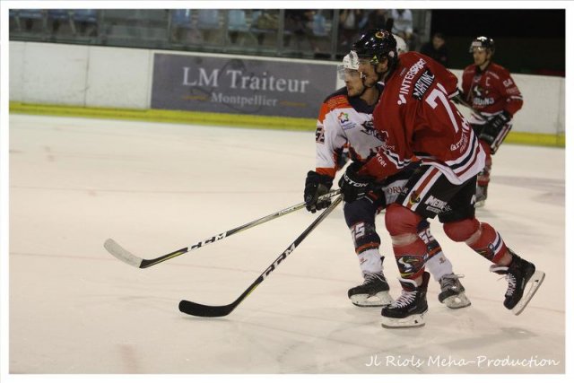 Photo hockey match Montpellier II - Morzine-Avoriaz le 04/11/2017