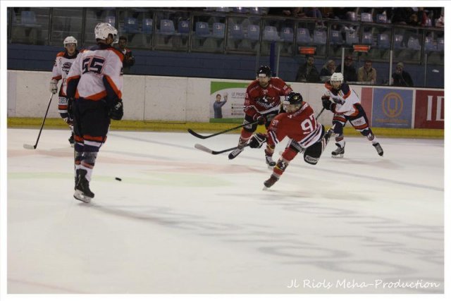 Photo hockey match Montpellier II - Morzine-Avoriaz le 04/11/2017
