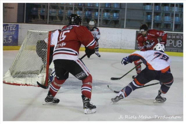 Photo hockey match Montpellier II - Morzine-Avoriaz le 04/11/2017