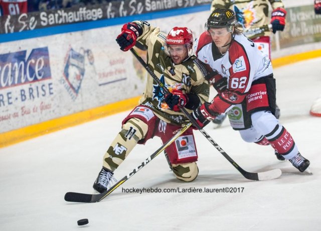 Photo hockey match Grenoble  - Amiens  le 04/11/2017