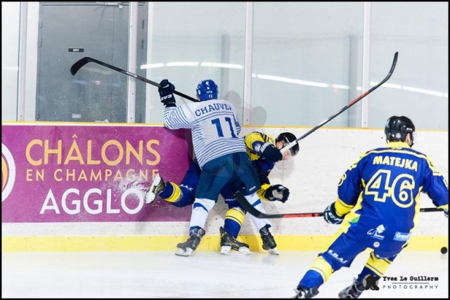 Photo hockey match Châlons-en-Champagne - Paris (FV) le 04/11/2017