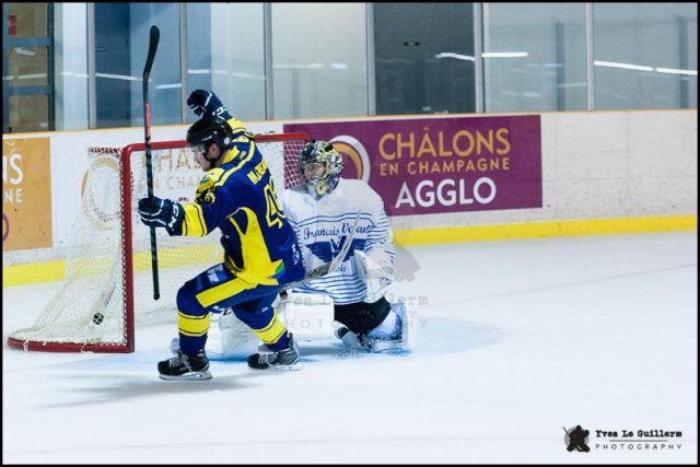 Photo hockey match Châlons-en-Champagne - Paris (FV) le 04/11/2017