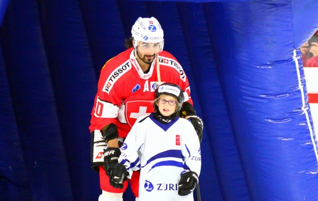 Photo hockey match Switzerland - Canada le 08/11/2017
