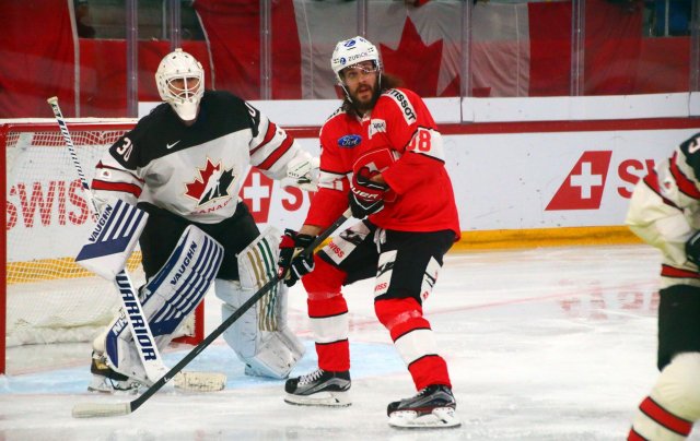 Photo hockey match Switzerland - Canada le 08/11/2017