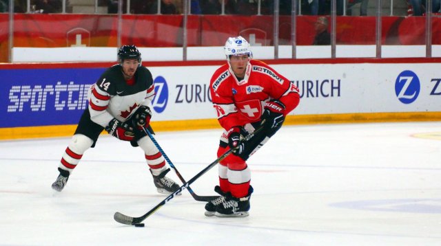 Photo hockey match Switzerland - Canada le 08/11/2017
