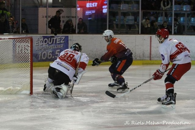 Photo hockey match Montpellier  - Valence le 11/11/2017