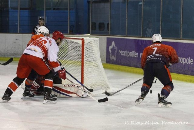 Photo hockey match Montpellier  - Valence le 11/11/2017