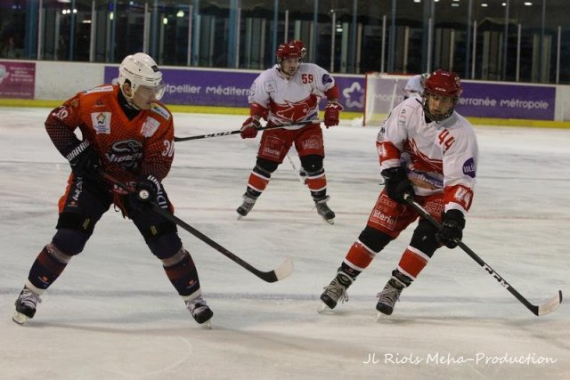 Photo hockey match Montpellier  - Valence le 11/11/2017