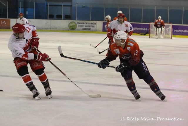 Photo hockey match Montpellier  - Valence le 11/11/2017