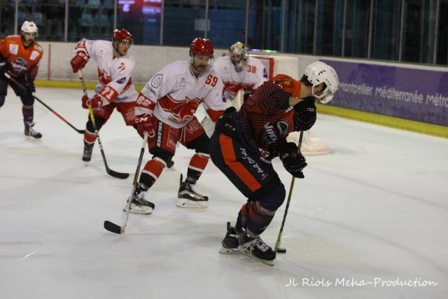 Photo hockey match Montpellier  - Valence le 11/11/2017