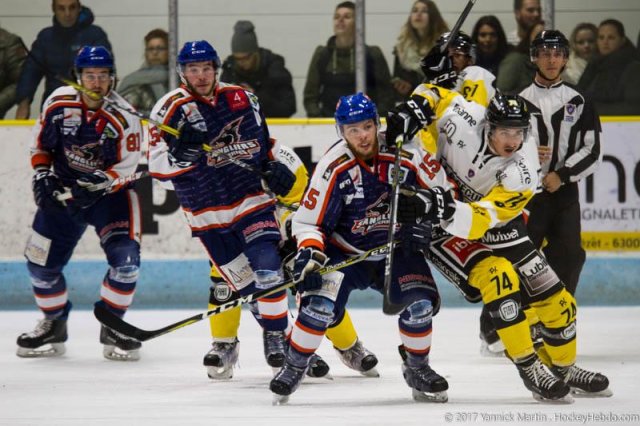 Photo hockey match Clermont-Ferrand - Roanne le 11/11/2017