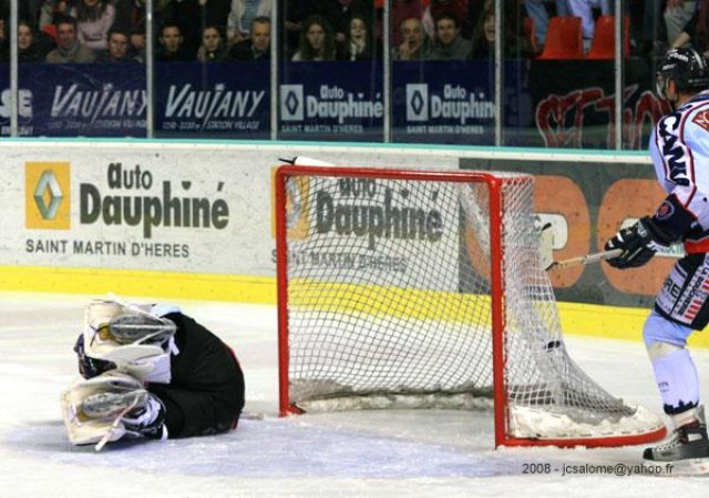 Photo hockey match Grenoble  - Angers  le 30/01/2008