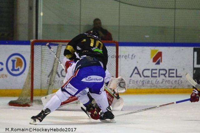 Photo hockey match Rouen - Lyon le 14/11/2017