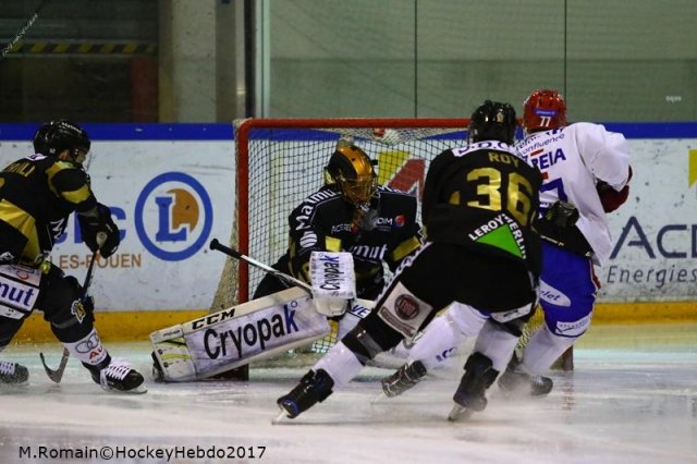 Photo hockey match Rouen - Lyon le 14/11/2017