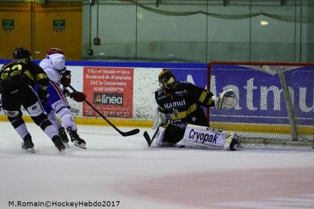 Photo hockey match Rouen - Lyon le 14/11/2017