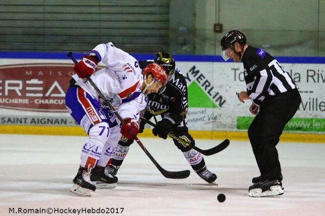Photo hockey match Rouen - Lyon le 14/11/2017