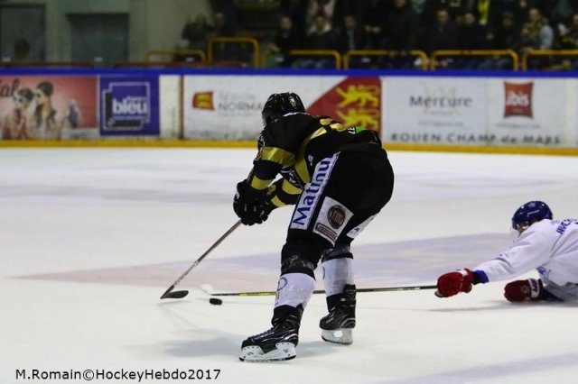 Photo hockey match Rouen - Lyon le 14/11/2017
