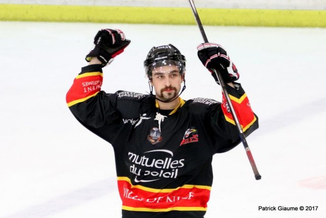 Photo hockey match Nice - Epinal  le 17/11/2017